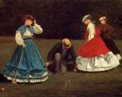 温斯洛 荷默 : Croquet Scene